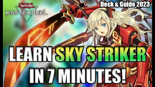 Sky Striker Ace Deck amp Guide  Learn the deck in 7 Minutes Yugioh Master Duel Beginner Guide [upl. by Yessej459]