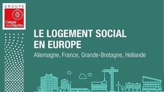 Regards croisés sur le logement social en Europe [upl. by Georges]