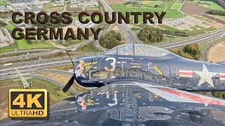 T28 Trojan Warbird Cross Country over Germany video so far BEST LOUD AND FAST Most View [upl. by Nyla]