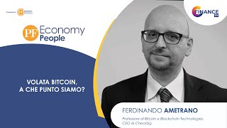 FamilyEconomy  Ferdinando Ametrano volata Bitcoin a che punto siamo [upl. by Ellynad]