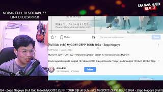 MyGO ZEPP TOUR 2024 SUB INDO sociabuzz  SARJANA MUSIK REACTION [upl. by Anatak]