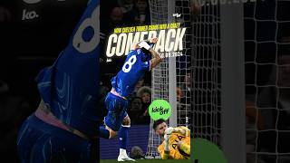 HOW CHELSEA REALIZED A CRAZY COMEBACK chelsea tottenham premierleague football soccer [upl. by Earlene]