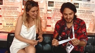 Wolf Alice play Would You Rather orrandom question Interview [upl. by Ardnic]