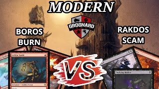 Boros Burn VS Rakdos Scam MTG Modern [upl. by Froh887]