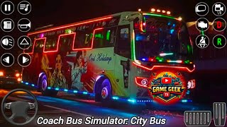 Coach Bus Simulator  City Bus  Android Game Play [upl. by Hull]