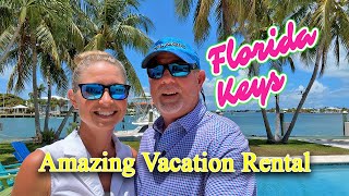 Luxury Waterfront Vacation Rental in the FL Keys  Boaters Dream [upl. by Nnylirret882]