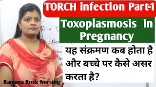 TORCH infection part 1 causes and symptoms of toxoplasmosis during pregnancy in hindi by ranjana [upl. by Hedges]