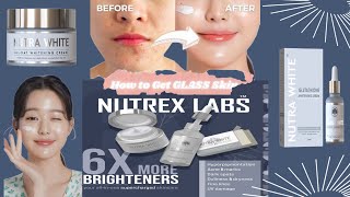 Skin Whitening Serum amp Cream Nutra White 6X More BrightenerGlutathione Cream [upl. by Olegna]