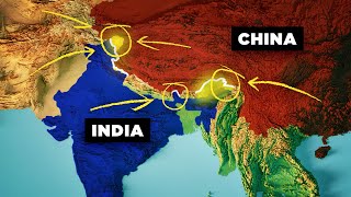 How Geography is Pushing India amp China to War [upl. by Aekan54]