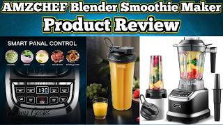 AMZCHEF Blender Smoothie Maker  collaboration [upl. by Annahsed502]