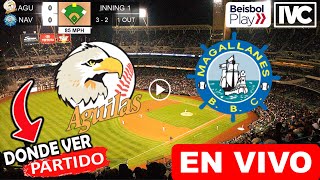 Aguilas vs Magallanes EN VIVO donde ver Aguilas del Zulia vs Navegantes del Magallanes LVBP 2023 hoy [upl. by Dulcea]