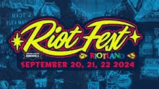 CONCERT REVIEW SERIES Riot Fest 2024 In Chicago  🔥 [upl. by Eilujna]