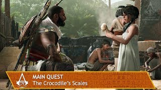 Assassins Creed Origins  Main Quest  The Crocodiles Scales [upl. by Archambault]