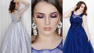 Get ready with me Wedding guest  Hair Makeup Evening Dress by Tidebuy Makeup by muapalace [upl. by Toffey]