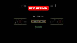 Most famous trig identity  maths [upl. by Lacie]