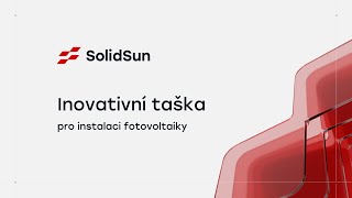 Fotovoltaika s inovativní taškou pro šetrnou instalaci  SolidSuncz [upl. by Annawat145]