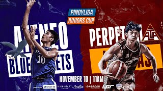 PINOYLGA JUNIORS CUP  ATENEO BLUE EAGLES VS PERPETUAL JUNIOR ALTAS [upl. by Esinart]