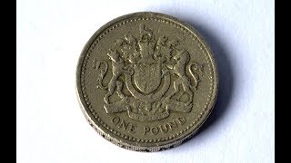 One Pound 1993  British Pound Coin of United Kingdom [upl. by Rochemont926]