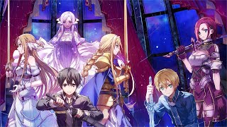 1 Hour loop SAO Alicization War of Underworld Part 2  Opening [upl. by Airotnes]