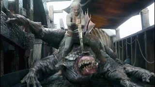 Geralt and Ciri VS Aeschna  Ship Monster Fight Scene The Witcher Season 3 [upl. by Varick558]