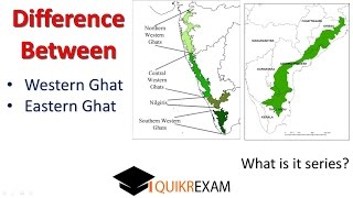 What is the difference between western ghat and eastern ghat [upl. by Rialcnis]