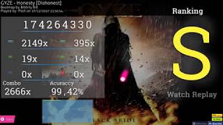 PloX  GYZE  Honesty Dishonest 717 99 42 26662667 FC  595 pp if ranked  10463 UR [upl. by Dahsar]