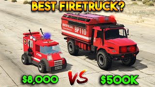 GTA 5  CHEAP VS EXPENSIVE FIRETRUCK [upl. by Elletsirk968]