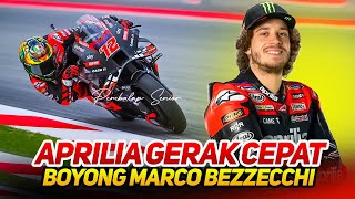 KABAR TERBARU🔥MARCO BEZZECCHI RESMI BOYONG KE APRILIA RACINGGANTIKAN ALEIX ESPARGARO YANG PENSIUN [upl. by Olzsal]