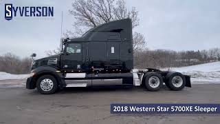 2018 Western Star 5700XE Sleeper Walkthrough Video [upl. by Stichter]