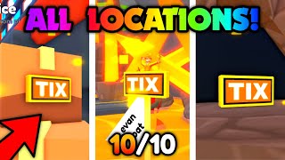 🎫 HOW TO FIND ALL 10 TIX IN THE CLASSIC EVENT ⌚🥳  Toilet Tower Defense Roblox [upl. by Nnylirehs]