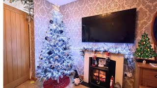 Christmas Tree is UP Pasko na christmas in the UK first Christmas new Home christmas [upl. by Bringhurst]