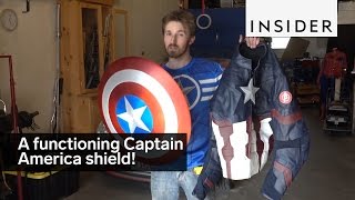 Captain America Shield That Works [upl. by Ahseinaj]