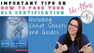 BLS CERTIFICATION  IMPORTANT TIPS TO PASS THE BLS CERTIFICATION LIKE A BOSS CHEAT SHEET GUIDE [upl. by Gillett168]