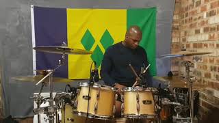 Jah Cure  A Thousand Miles Drum Cover [upl. by Gargan847]