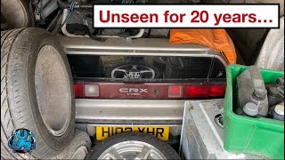 Barn Find 90s Honda CRX VTEC Hot Hatch not seen for 20yrs [upl. by Eelidnarb]