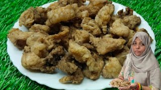 कुरकुरी चुनचुनी  Bakra Eid Special Recipe Chunchuni  Namkeen Gosht  Mutton Fat Fry  RKR [upl. by Aynam871]