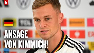 Kimmich wird als DFBKapitän deutlich quotMeine Generation hat nichts mehr zu verschenkenquot  DFBElf [upl. by Aimek551]