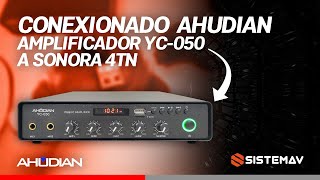 CONEXIONADO AMPLIFICADOR YC050  AHUDIAN  SISTEMAV PERÚ [upl. by Colline99]