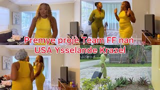 Premye projè team FF nan USA Ysselande krazel Lilybeauté pakonn makiye 😳li pran malèt lale prank🥹 [upl. by Eeralav642]