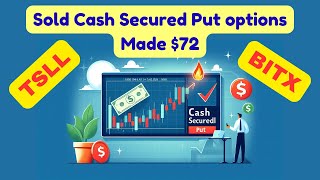 20241002 Sold TSLL Cash Secured Put options collected 72 premium [upl. by Morris]