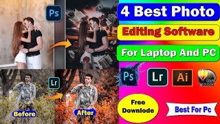 04 Best Photo Editing Software For Laptop and PC [upl. by Ilahsiav]