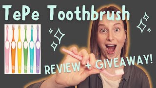 TePe Supreme Toothbrush Review amp Giveaway [upl. by Asilehc]