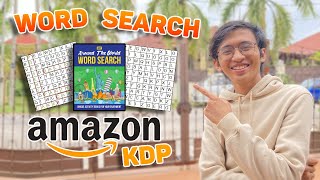 How To Create WORD SEARCH Books FREE For Amazon KDP [upl. by Neelyad822]