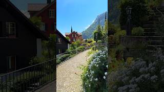 MustVisit Switzerland🇨🇭Hidden Village Bauen switzerland travel nature [upl. by Freemon]