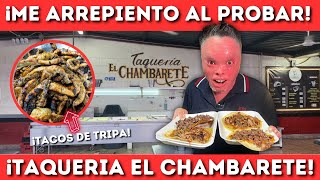 Probando la Famosa Taquería El Chambarete  ¡Tacos de Asada y Tripa [upl. by Eniagrom]