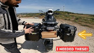 Why choose 48L amp 37L  Givi Trekker Outback review  Best Hard cases for your Adventure Motorcycle [upl. by Enimisaj]