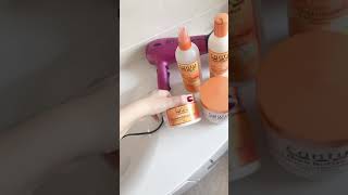 Review of Cantu curly hair products on straight hair [upl. by Akirdnwahs]