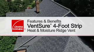 Product Guide VentSure® 4Foot Strip Heat amp Moisture Ridge Vent [upl. by Airbmat]