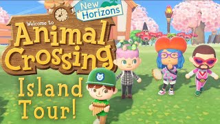 Animal Crossing New Horizons  Island Tour Online Multiplayer Gameplay [upl. by Ashleigh546]