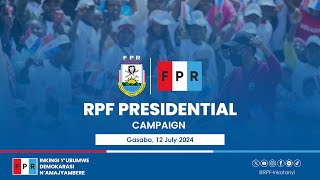 RPF Presidential Campaign  Gasabo 12 July 2024 [upl. by Deva]